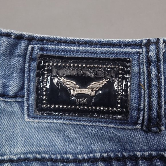 $400 Robins Jean D5484 Straight Born To Be Wild Loose Straight Made In USA 38x33 - Picture 5 of 12
